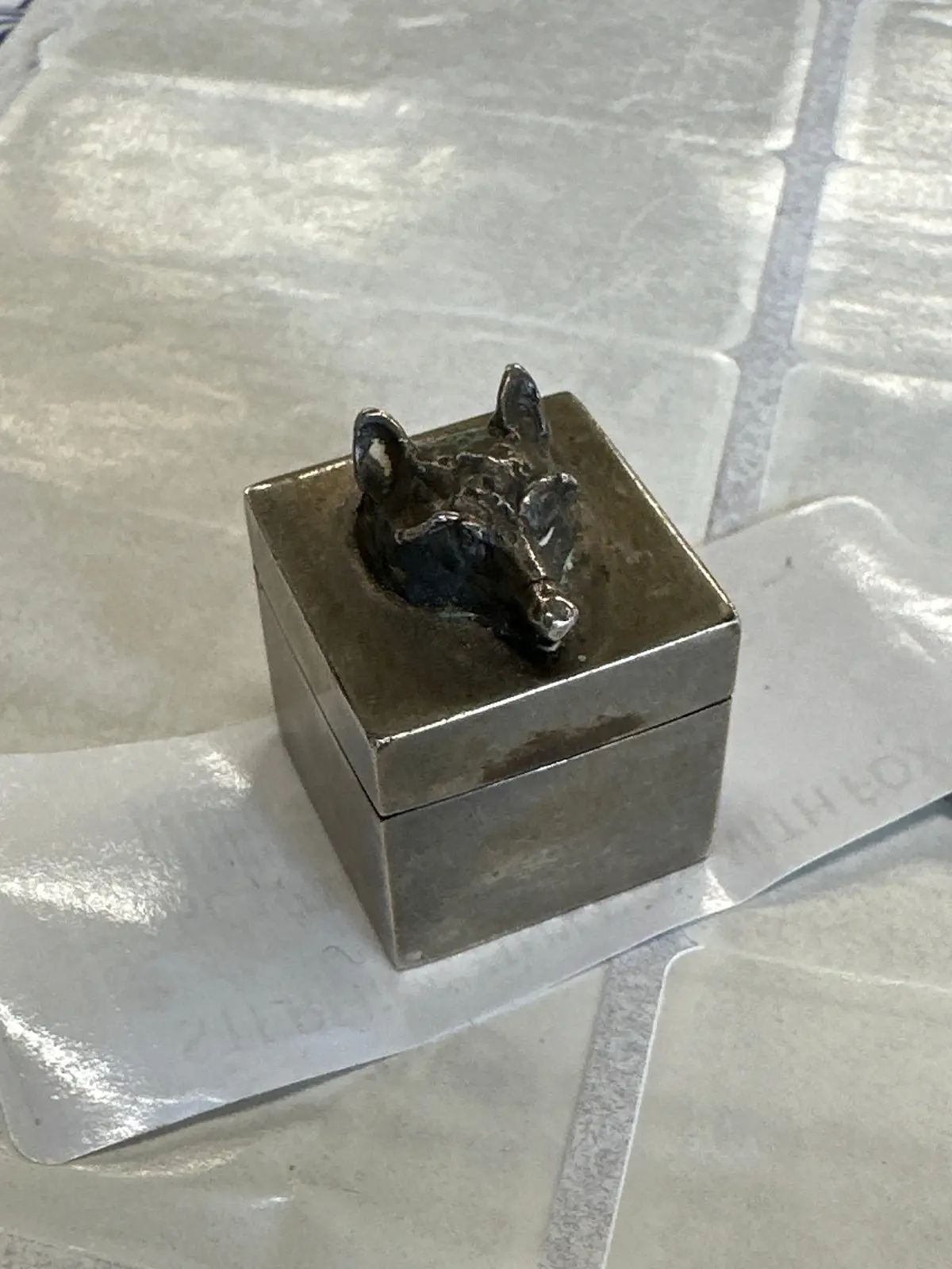 Sterling Tiny Box With Fox 1