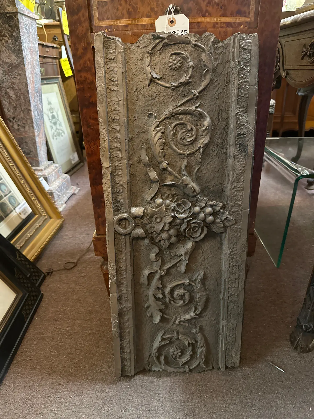 Faux Wood Carved Panel 1