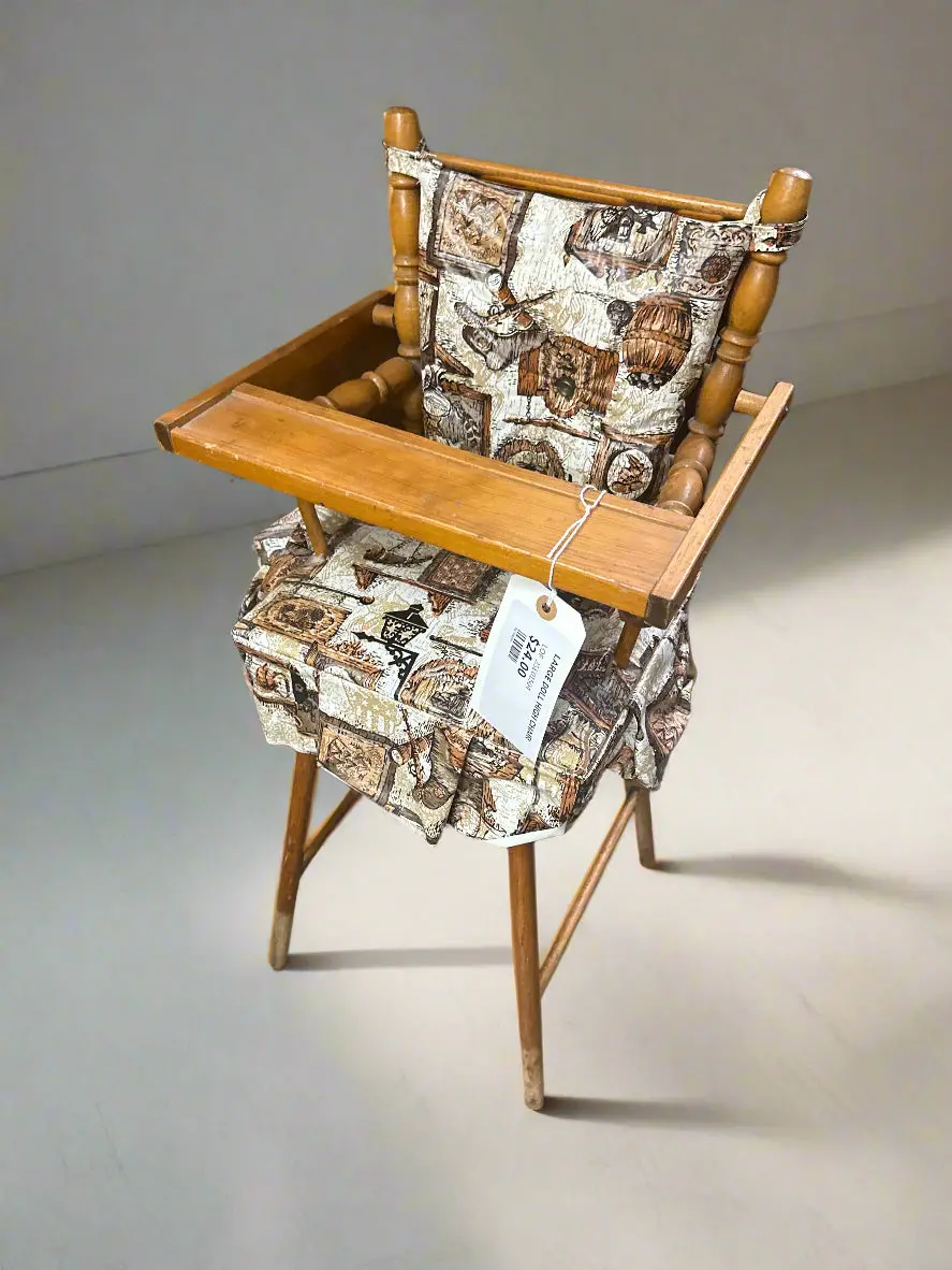Large Doll High Chair 1