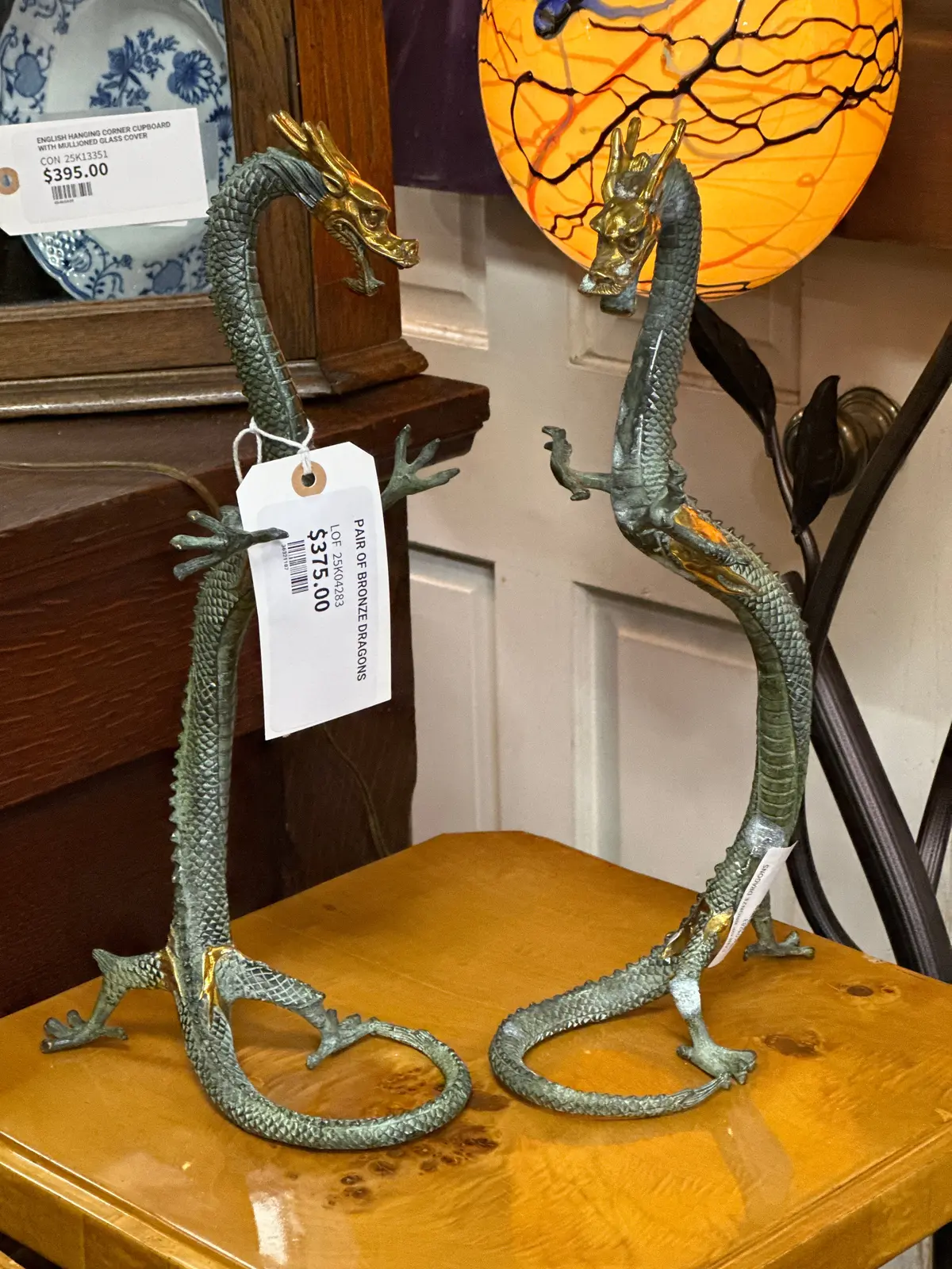 Pair Of Bronze Dragons 1