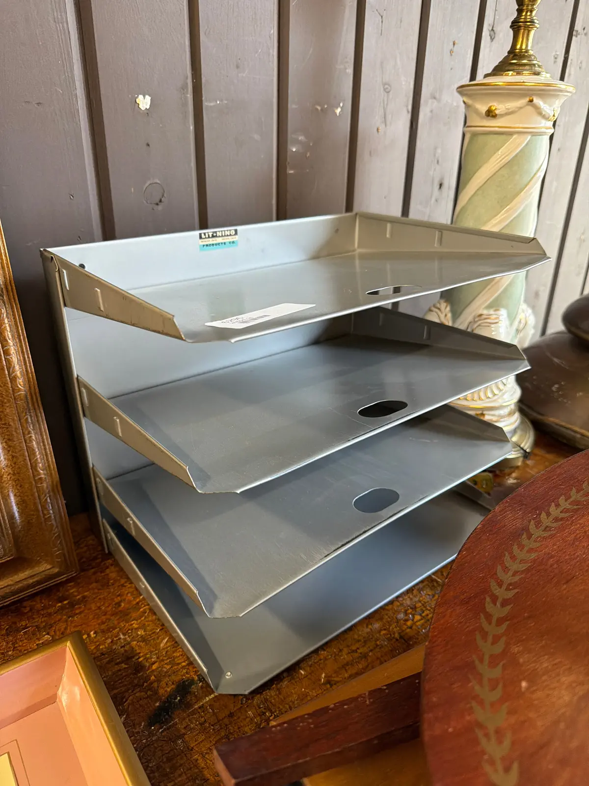 Gray 4 Tiered File Sorter 1