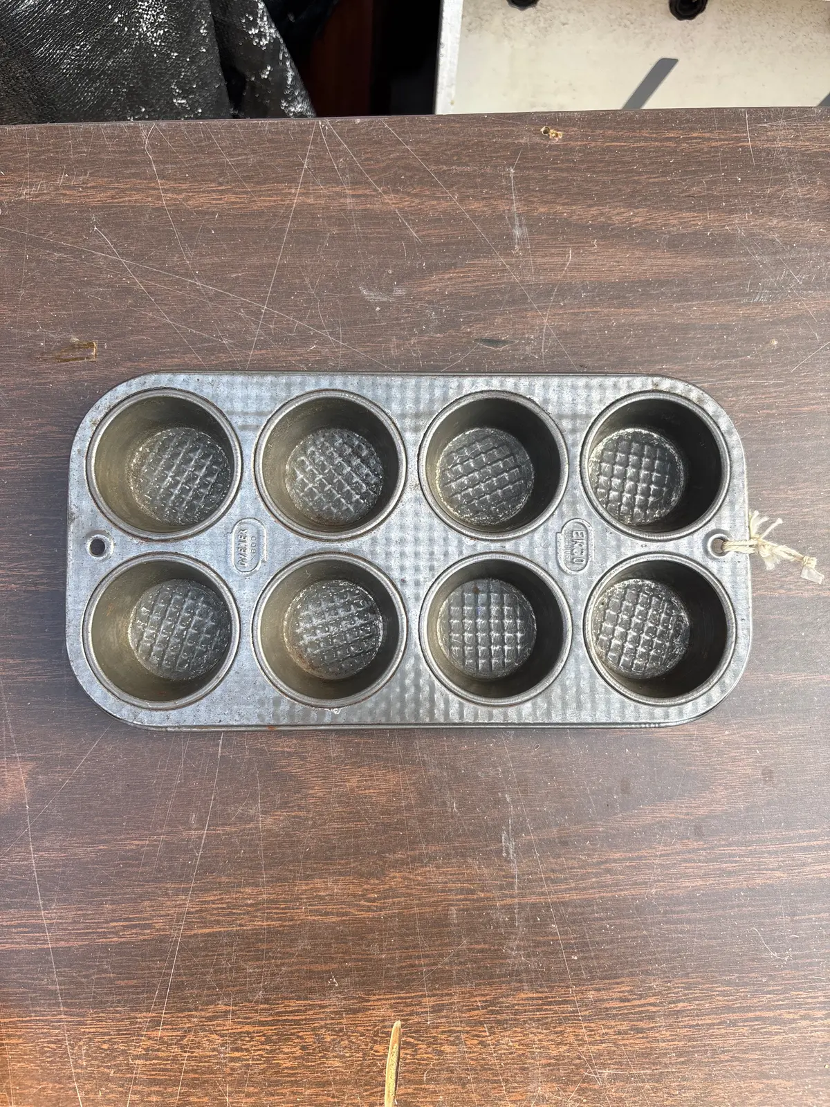 Tiny Vintage Metal Muffin Tin 1