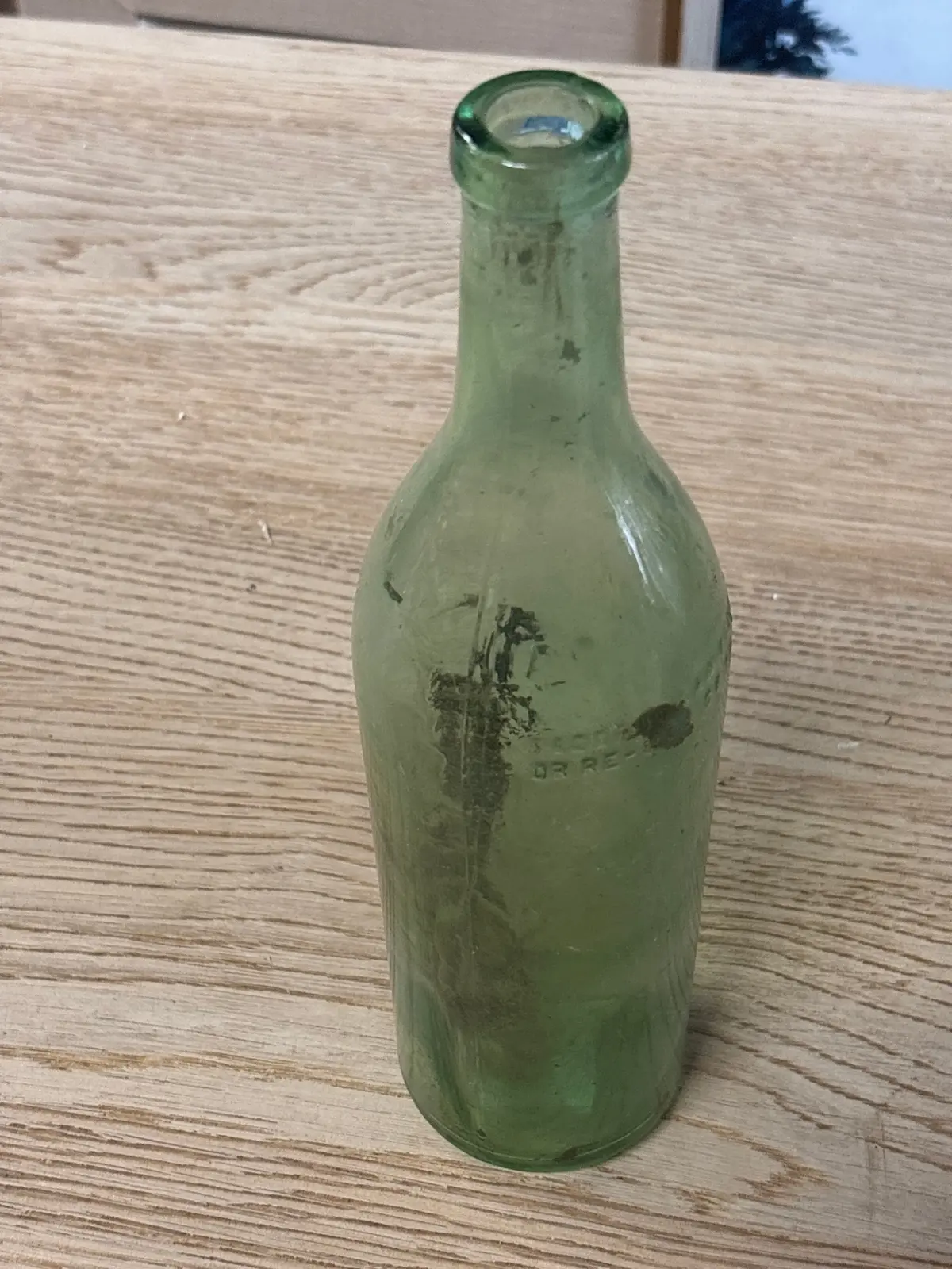 Green Glass Bottle 1
