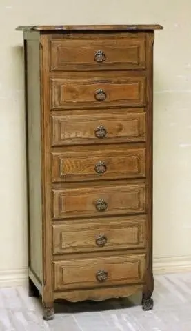 Rustic Country French Oak Semainier 1