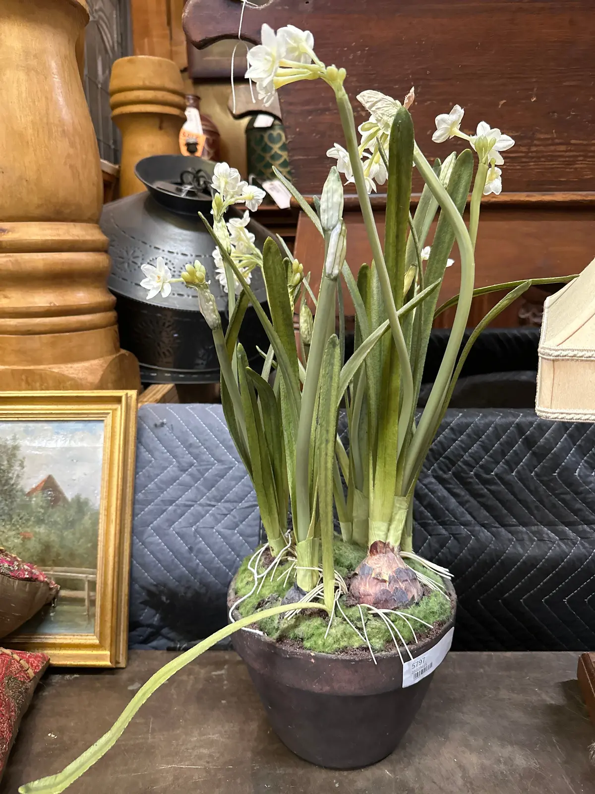 Potted Faux Onions6 1