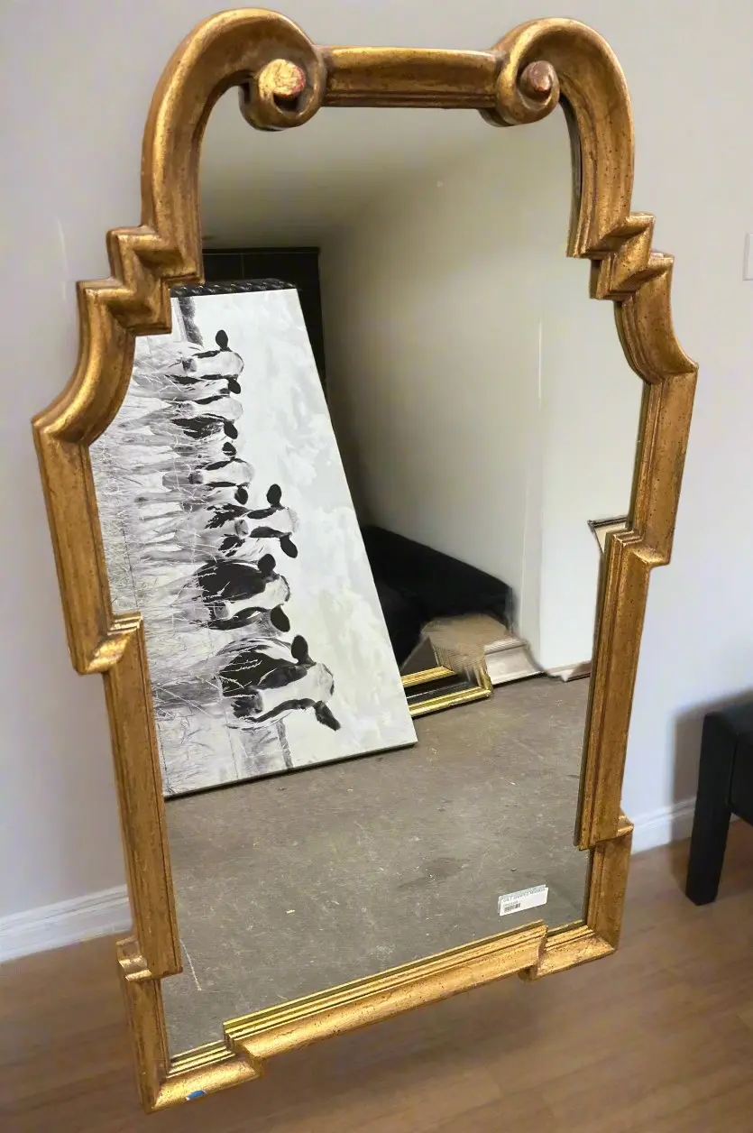Gilt Shaped Mirror 1
