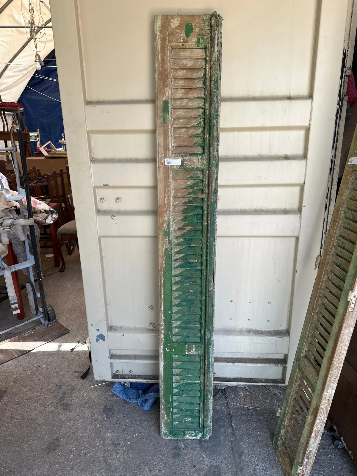 Primitive Egyptian Wood Shutter 1