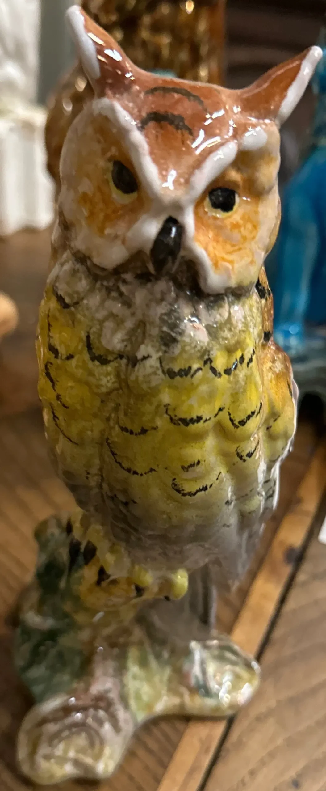 Small Ceramic Owl Statue 1