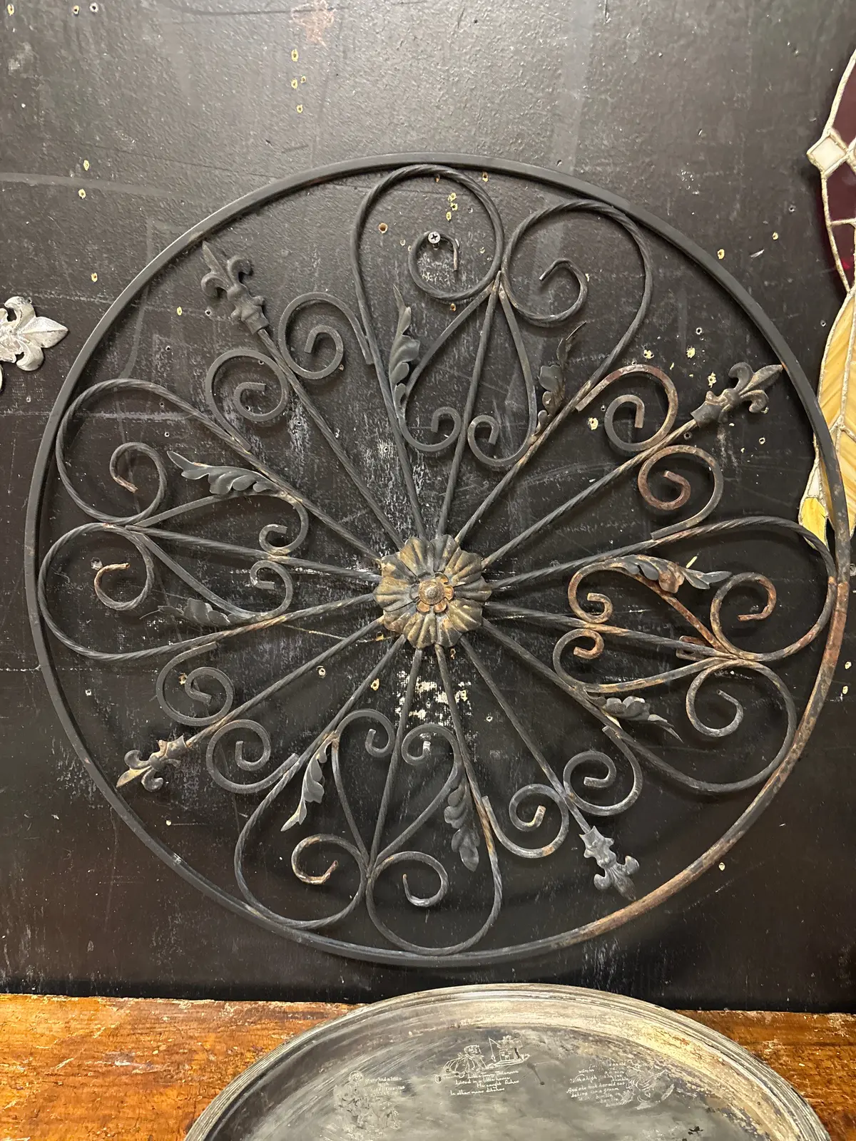 Large Iron Rosette 1