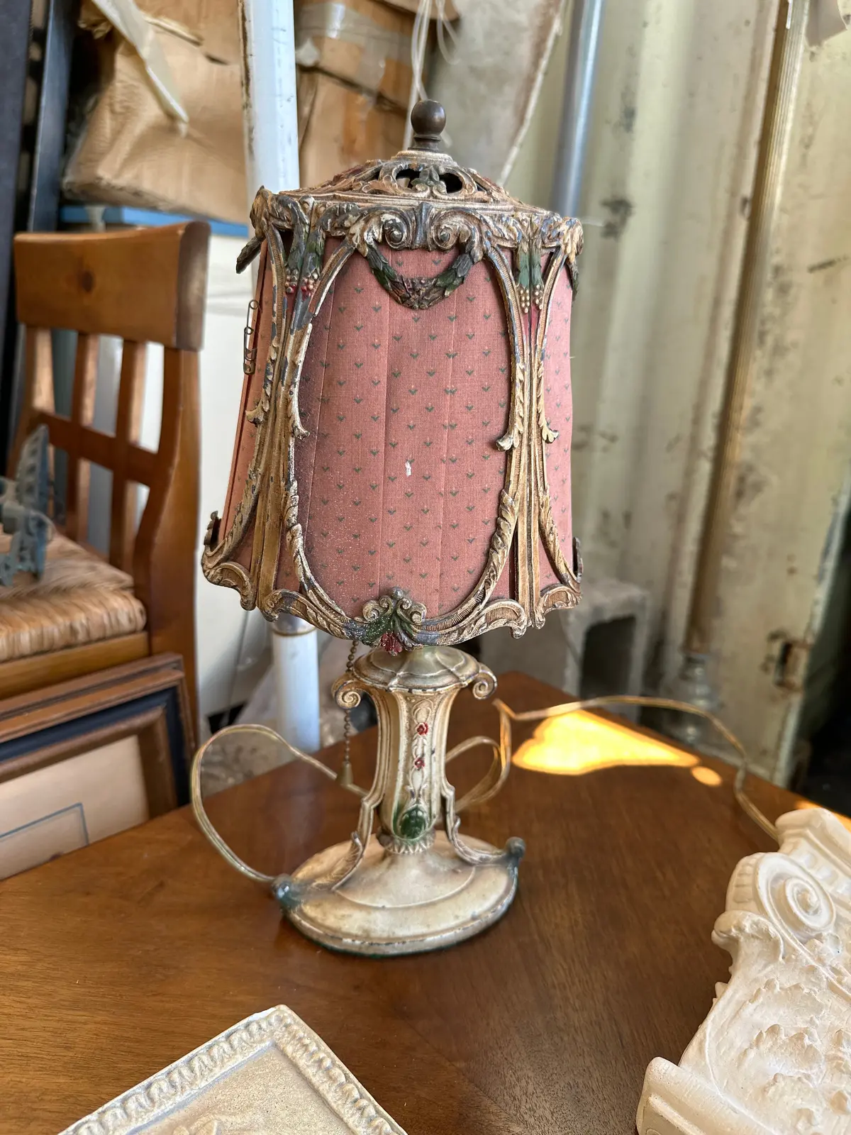 Spelter Lamp 1930S 1