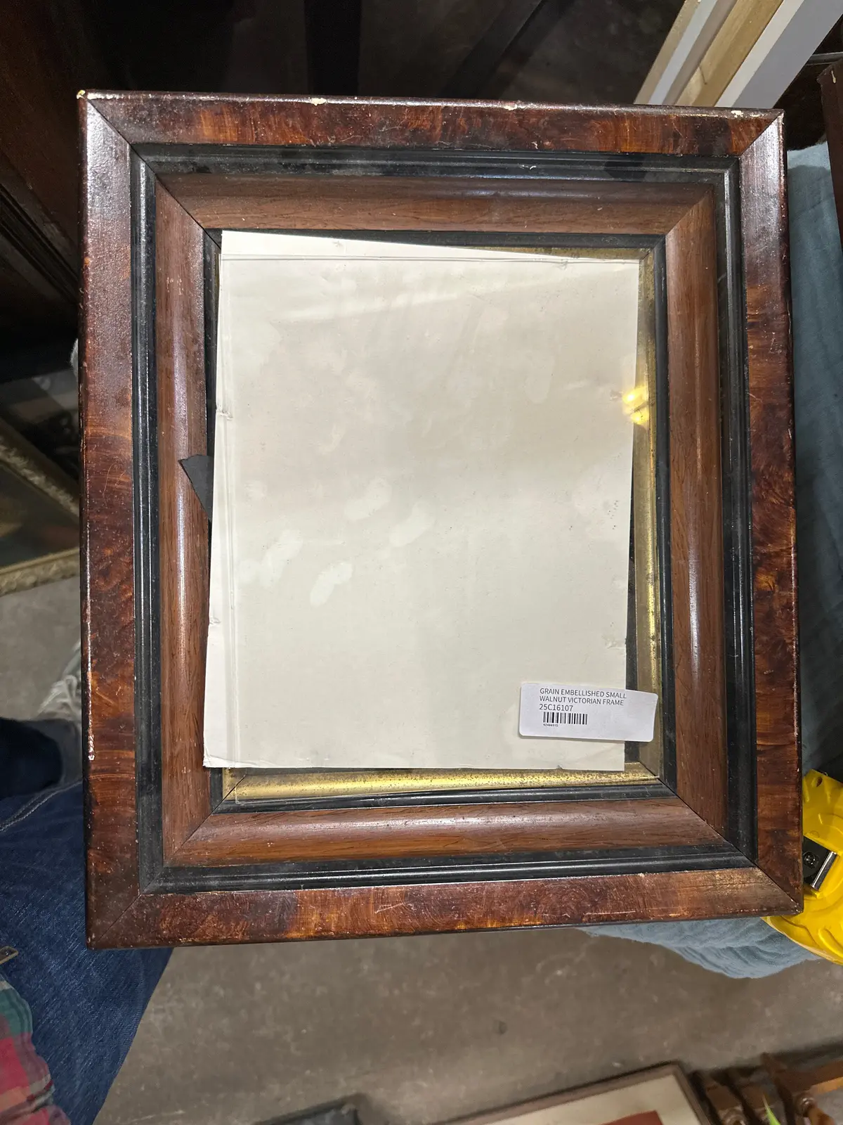 Grain Embellished Small Walnut Victorian Frame 1