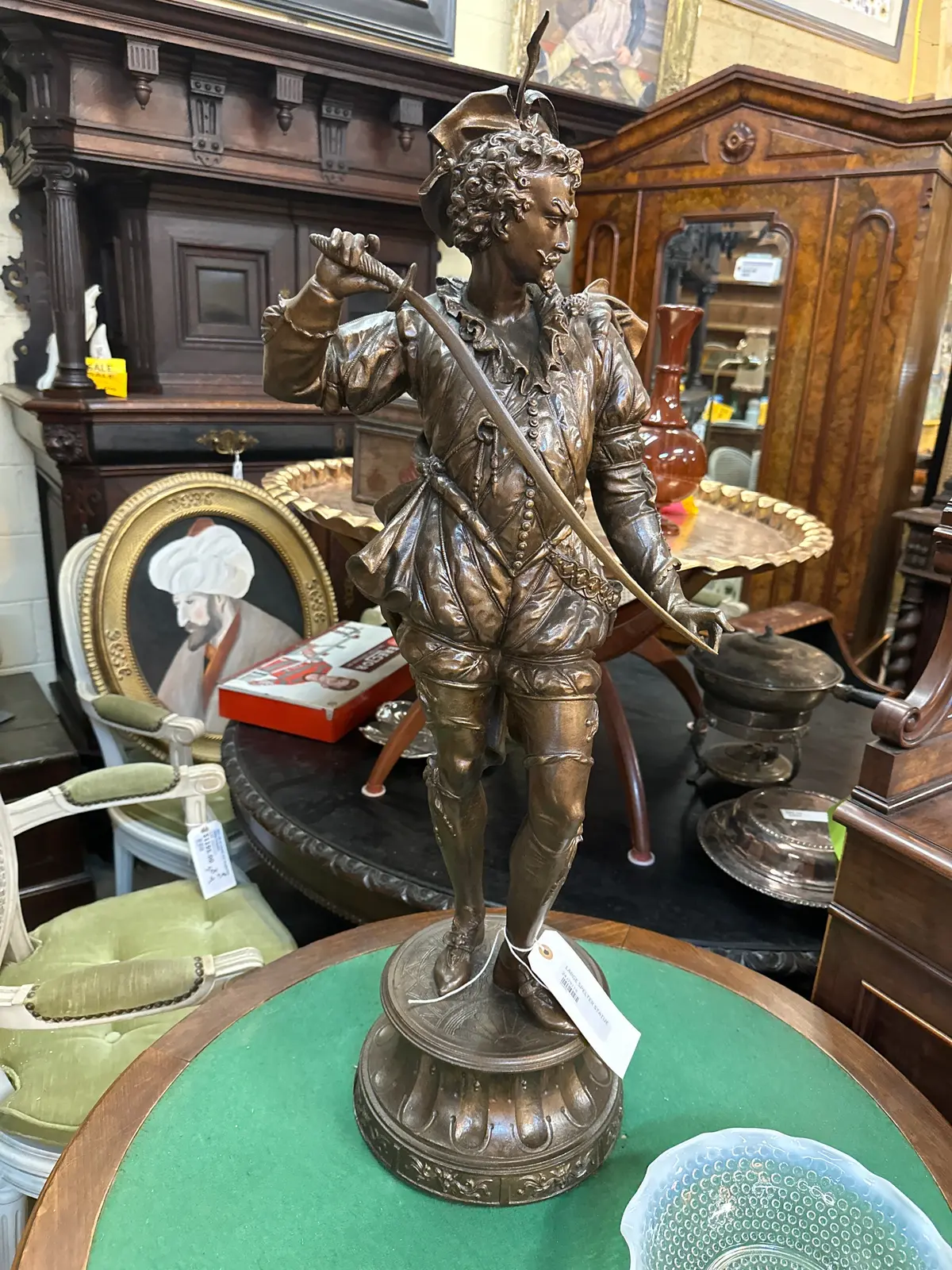 Large Spelter Statue 1