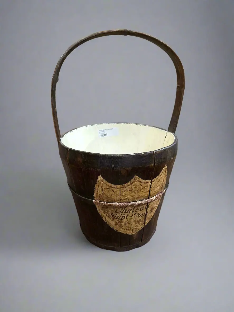 Painted Wood Bucket Chateau 1