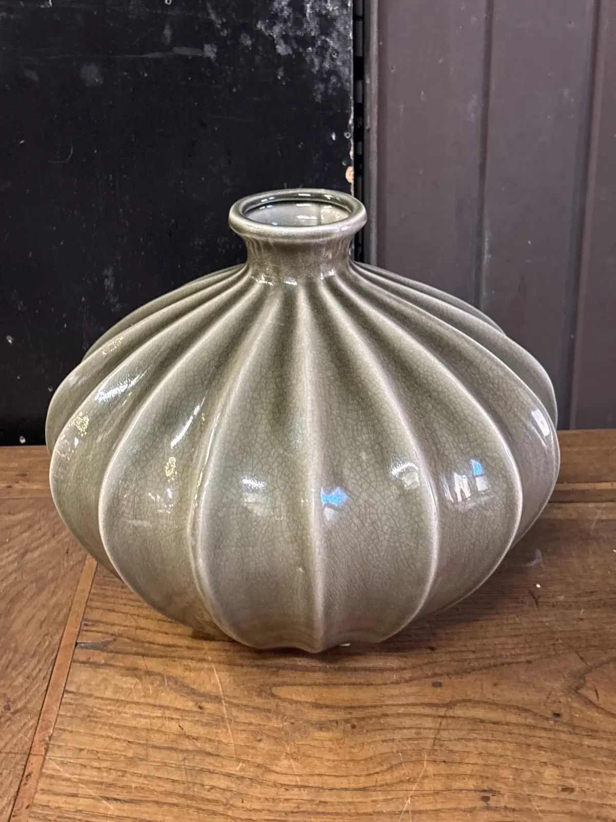 Ceramic Squash Vase 1