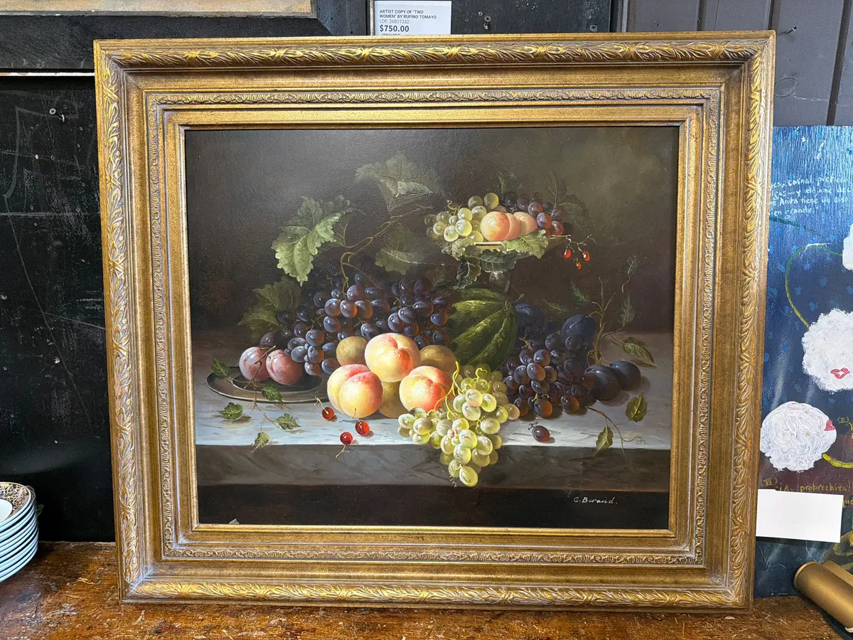 Vintage Still Life Fruit Painting 1