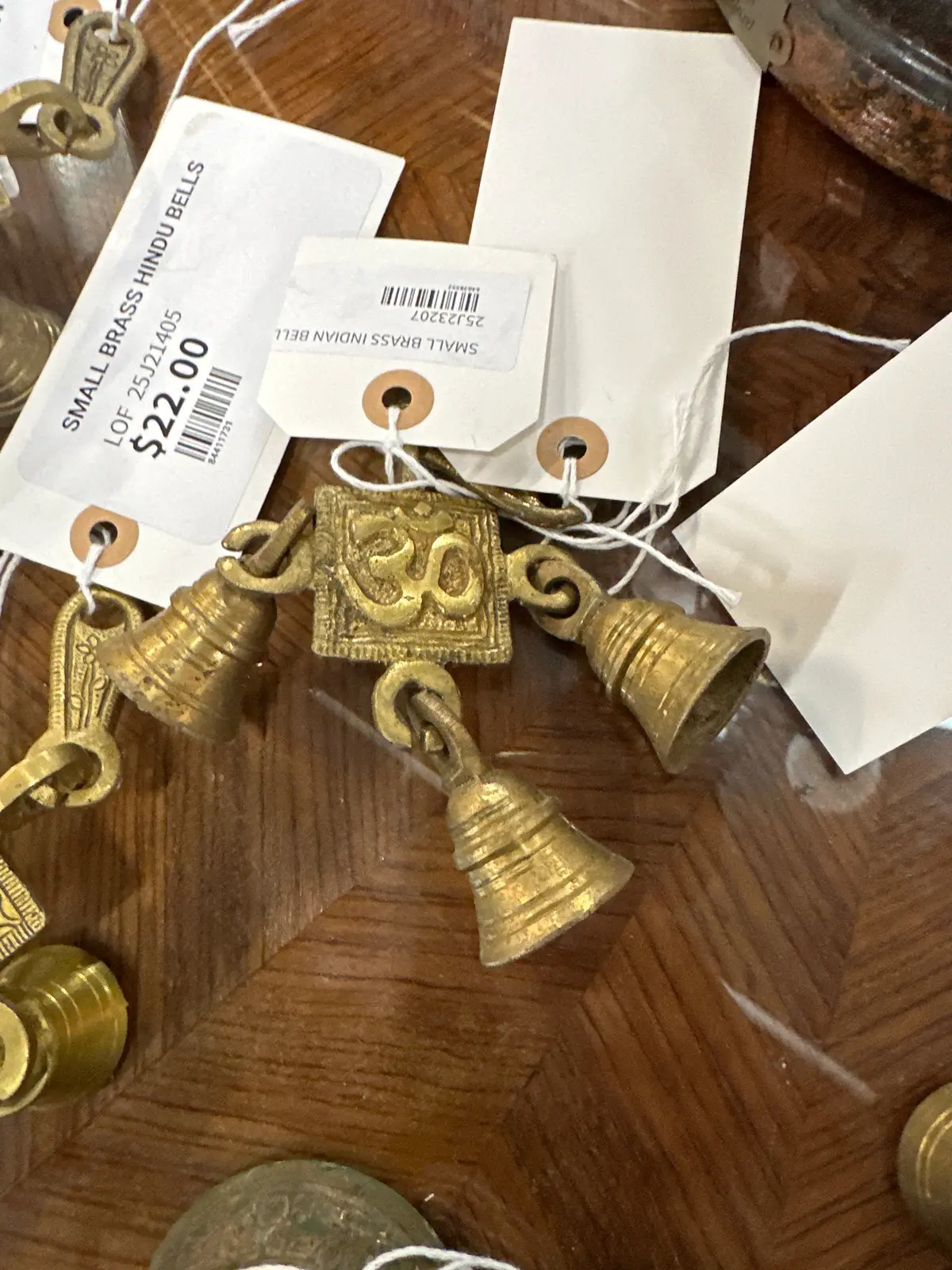 Small Brass Indian Bells 1