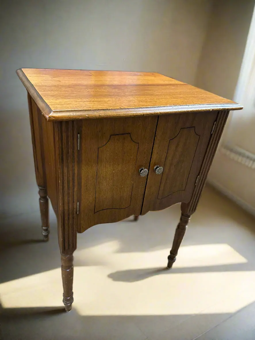 Two Door Wooden Side Cabinet 1