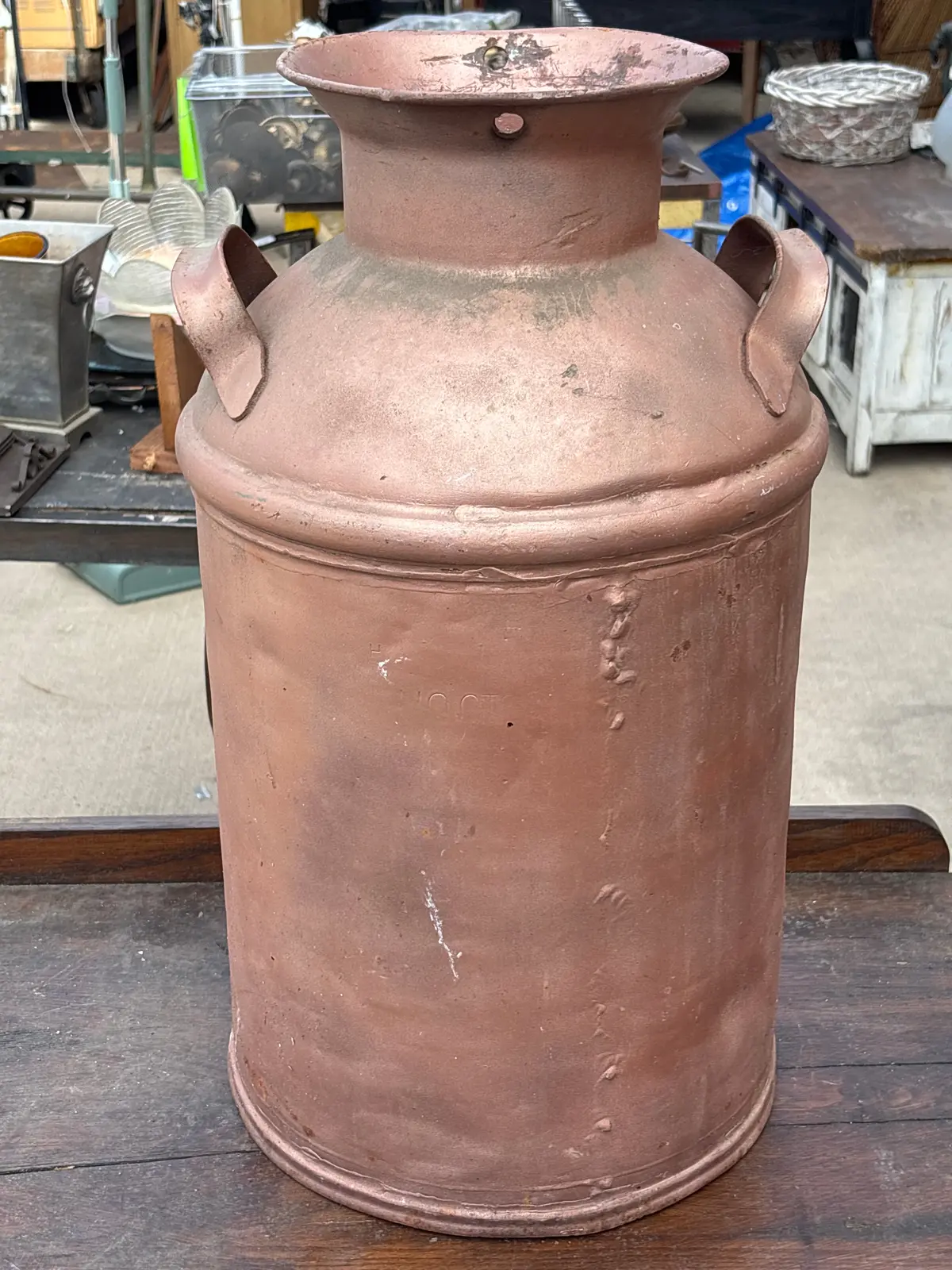 Metal Milk Can- No Lid 1