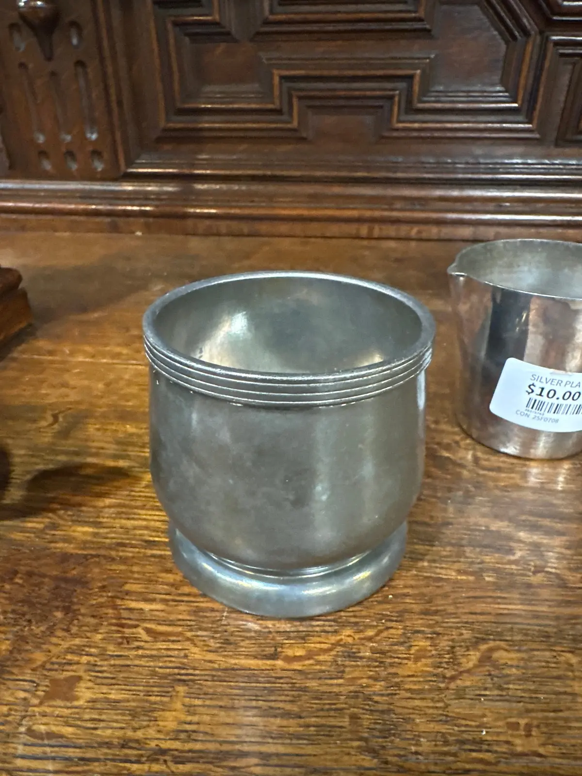 Heavy Siver Plate Cup 1