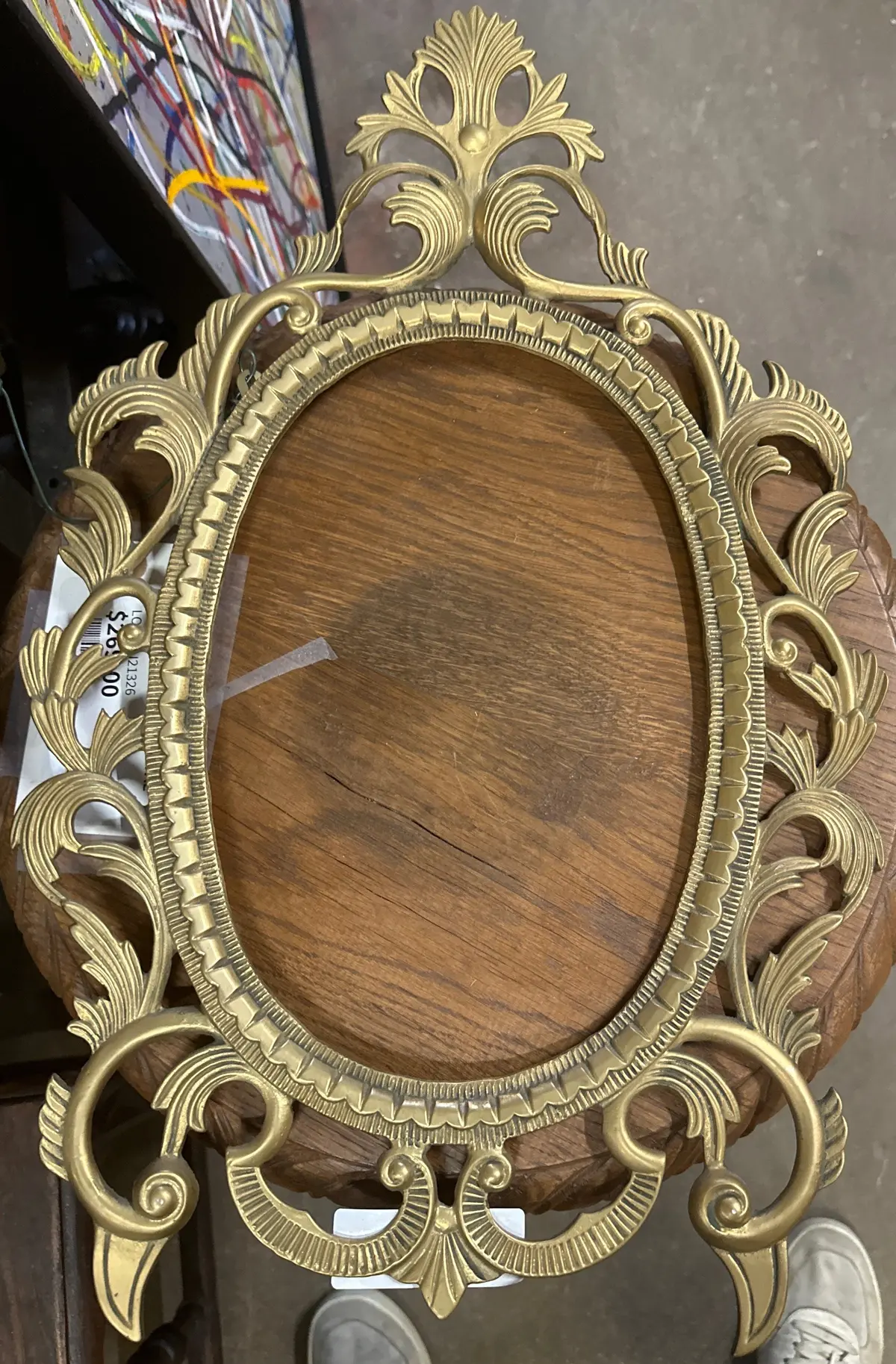 Bronze Oval Frame 1