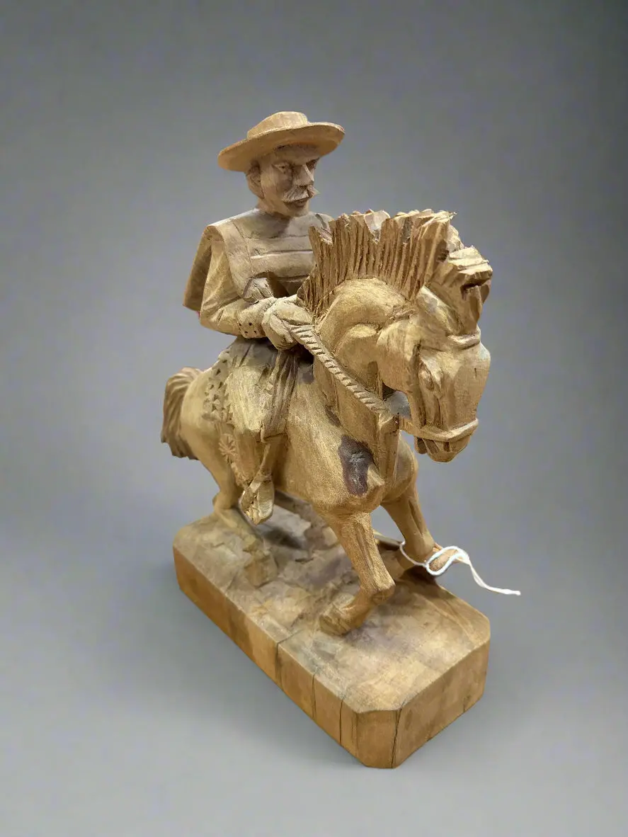 Carved Statue From Chillie Horse Rider 1