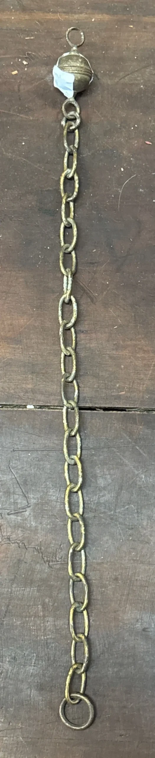 Metal Rain Chain With Brass Pendant 1