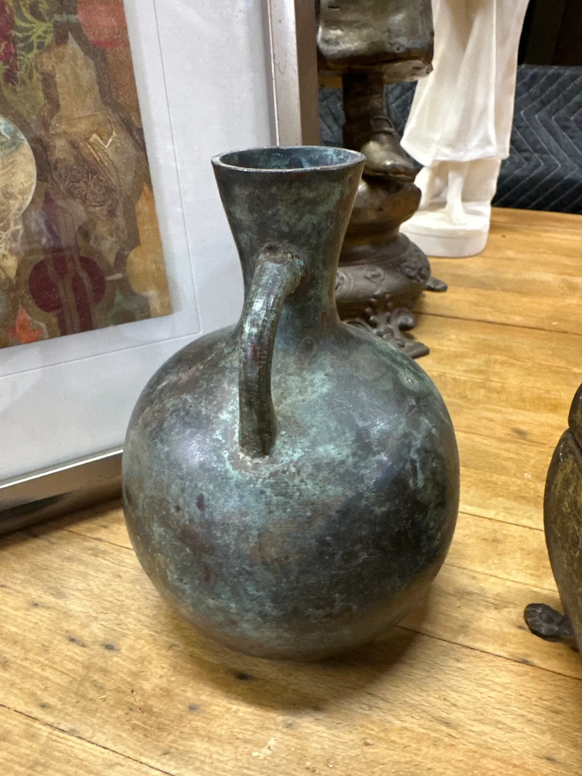 Japanese Bronze Vase Meiji Period 1