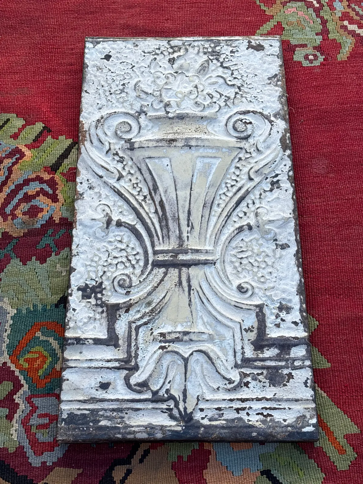 White Tin Ceiling Panel Small 1