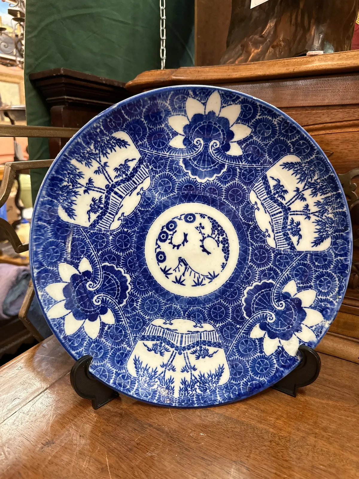 Blue And White Imari 14" Charger 1