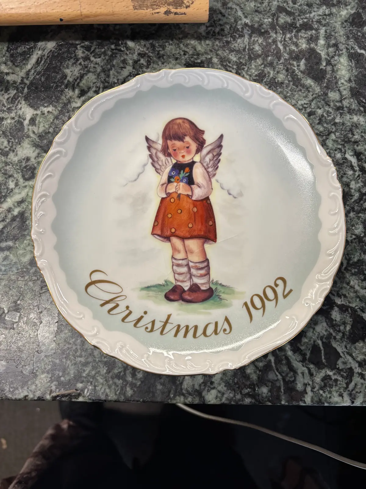 1992 Christmas Collection Plate 1
