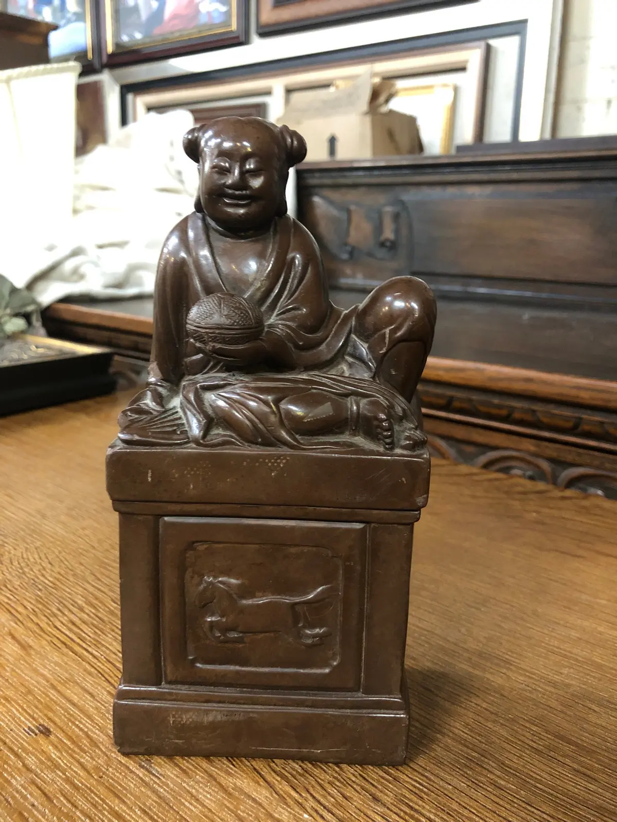 Asian Figural Bookend 1