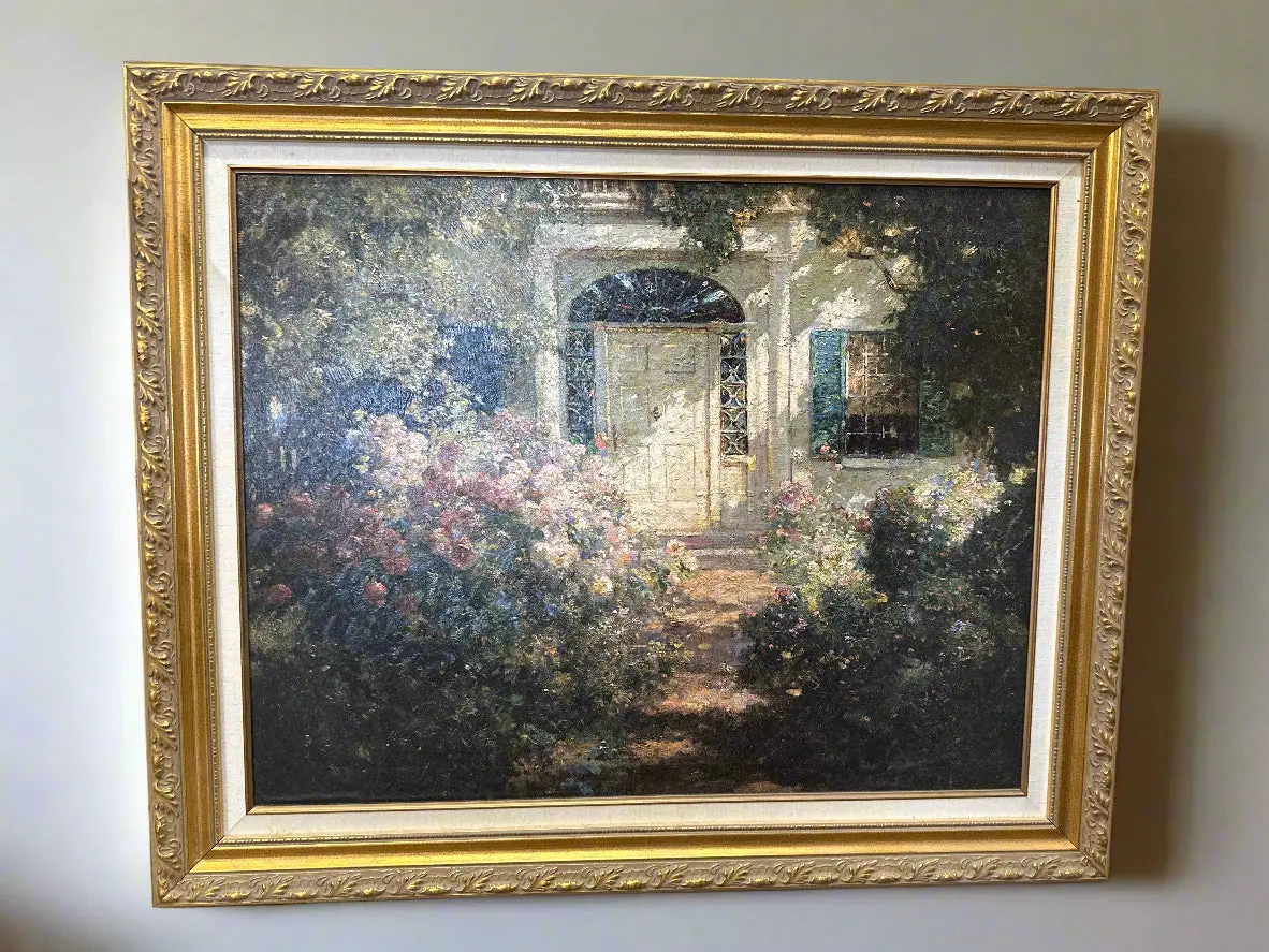 Framed Giclee Of House And Garden 1