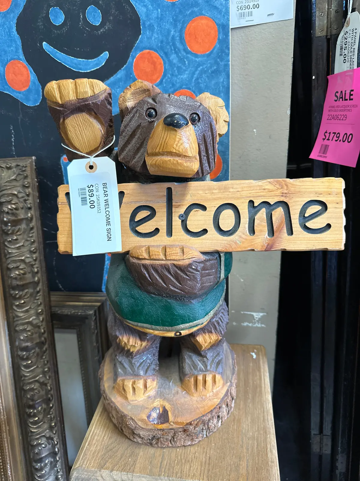 Bear Welcome Sign 1