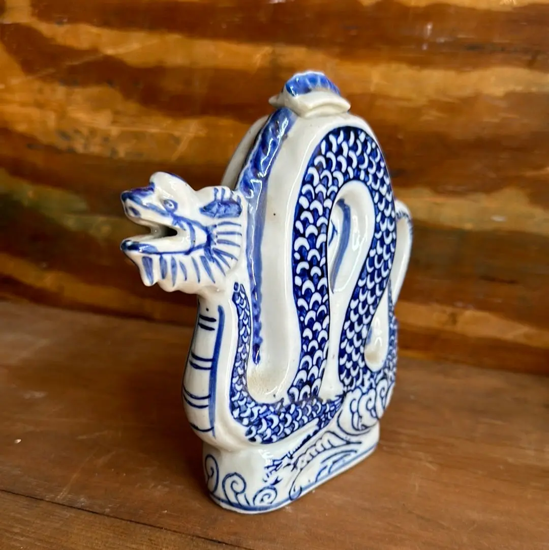 Blue And White Serpent Pitcher 1
