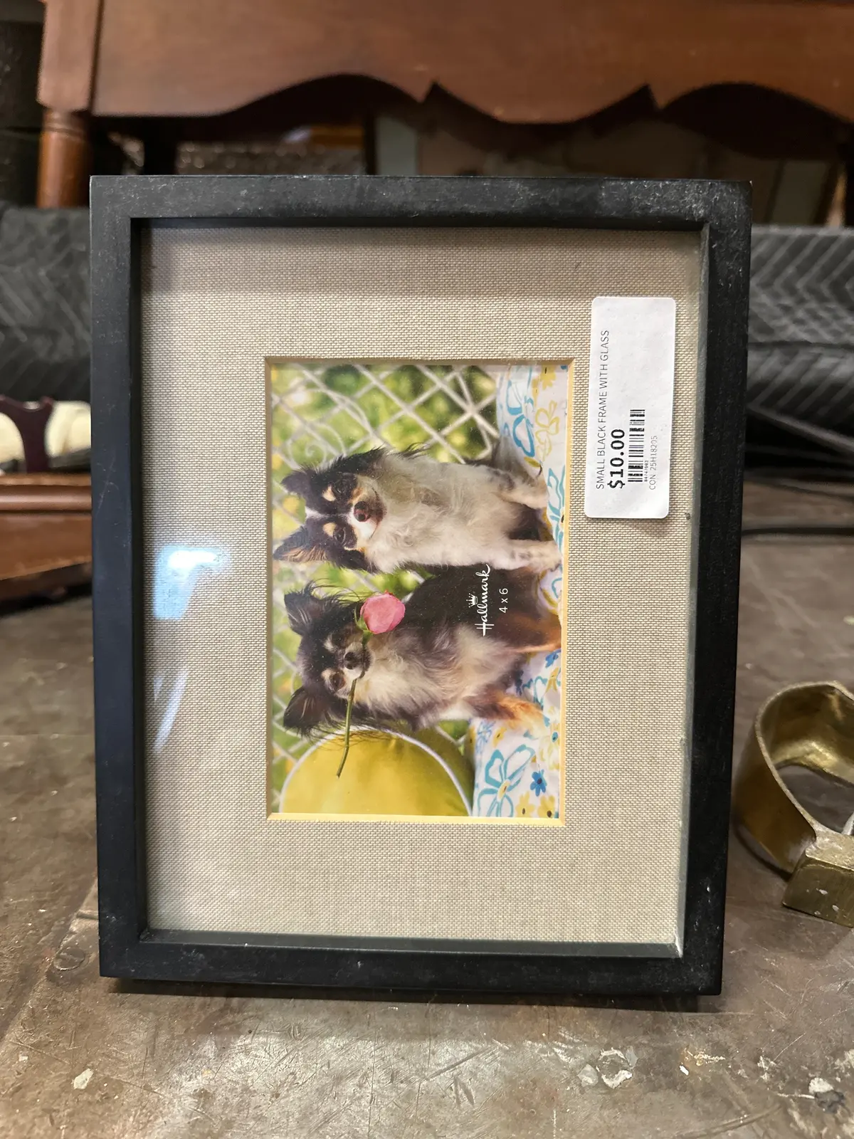 Small Black Frame With Glass 1