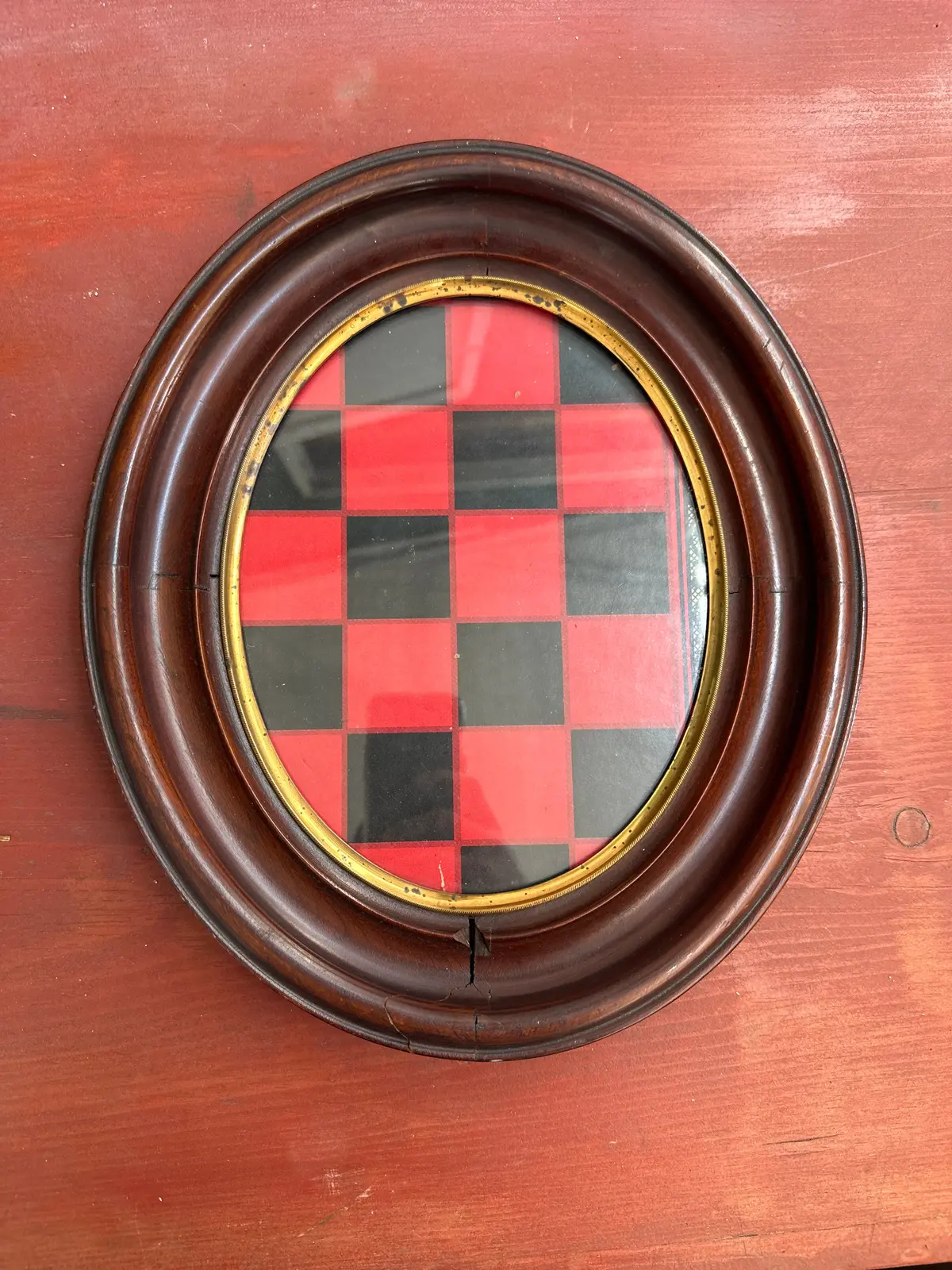 Oval Walnut Frame 1