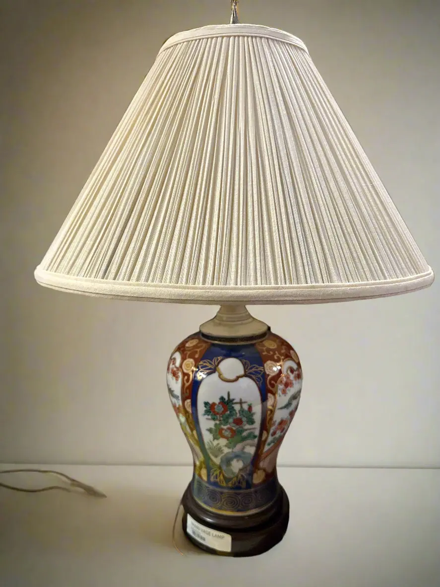 Imari Style Vase Lamp 1