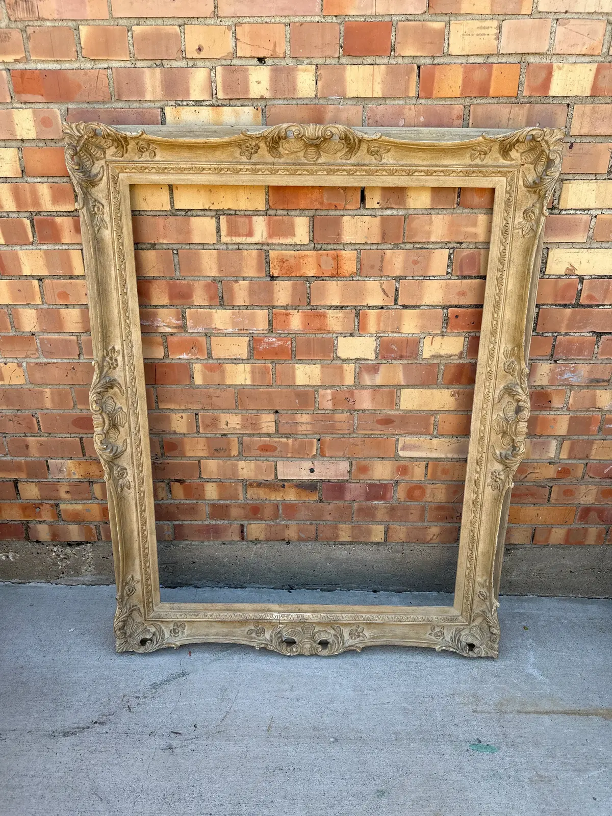 Pierce Carved Wood Frame 1