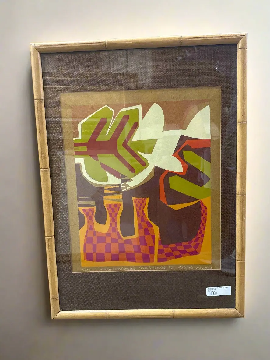 Mcm Poster Signed Marcel Serigraph 1