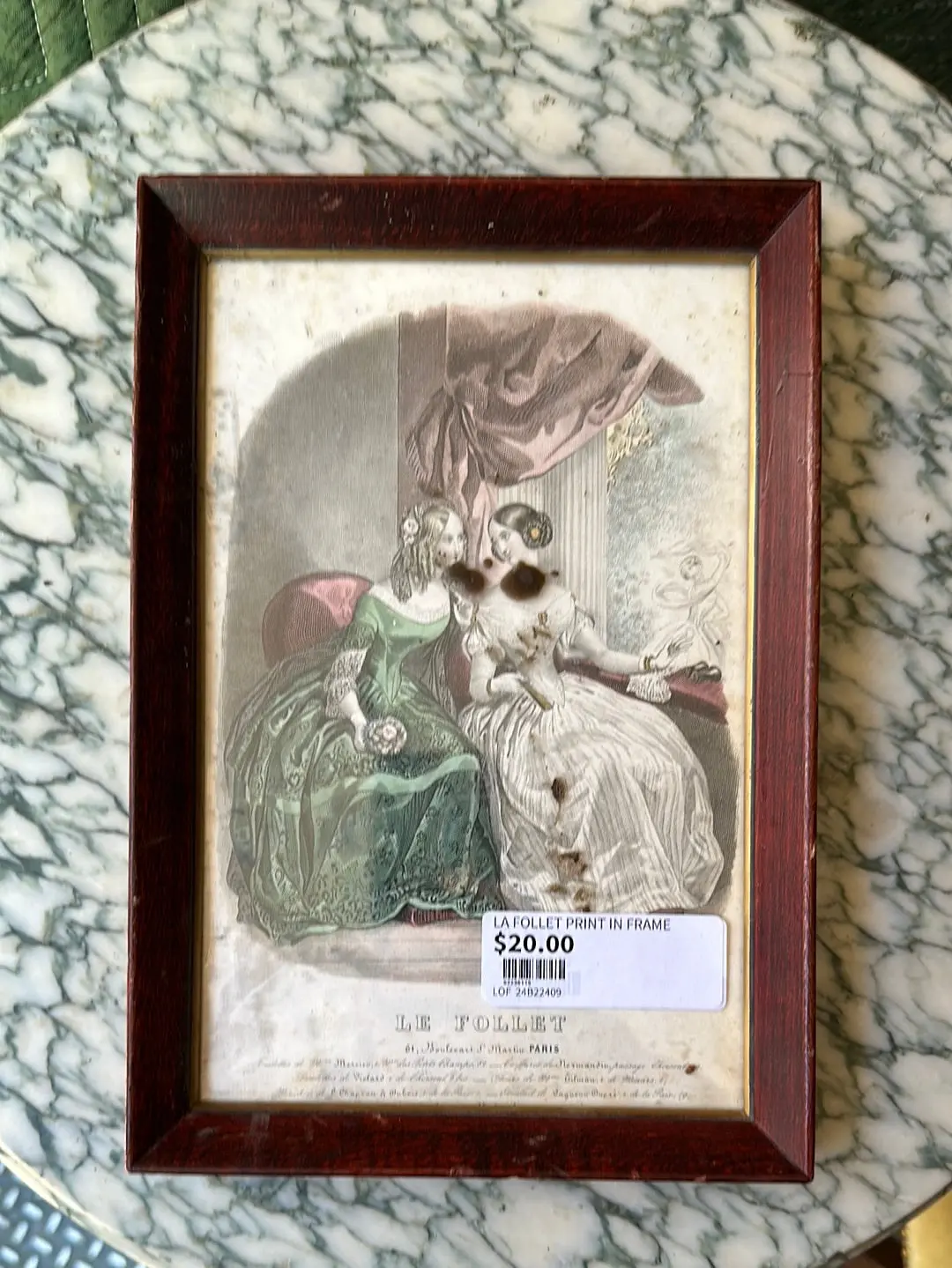 La Follet Print In Frame 1