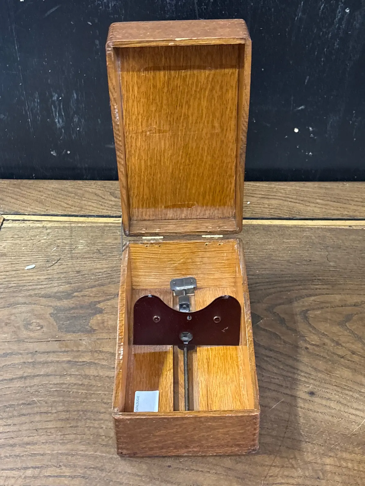 Small Oak Card Catalougue 1