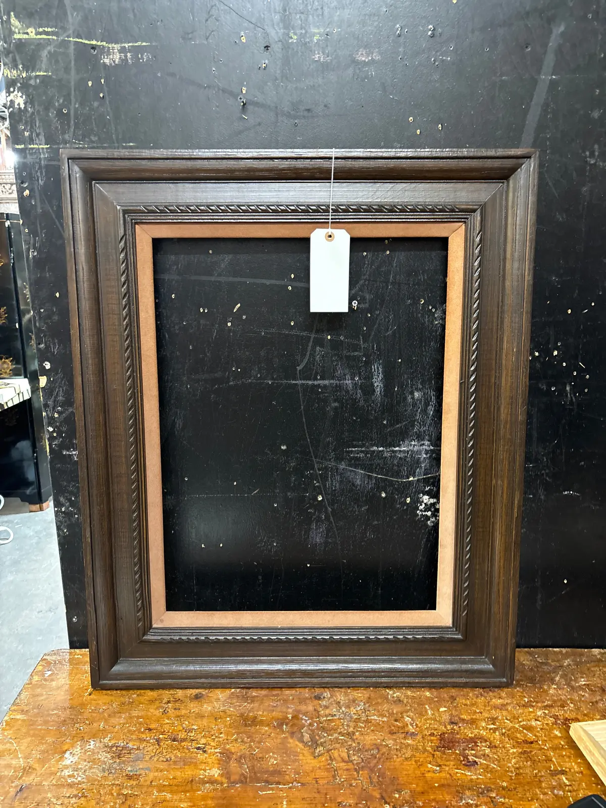 Large Brown Wood Frame With Light Brown Filet 1