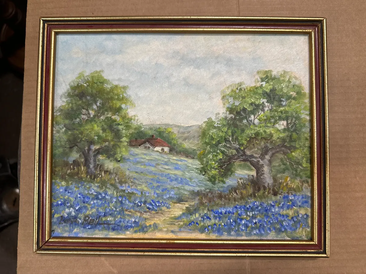 Bluebonnet Painting By Lona Bell 1