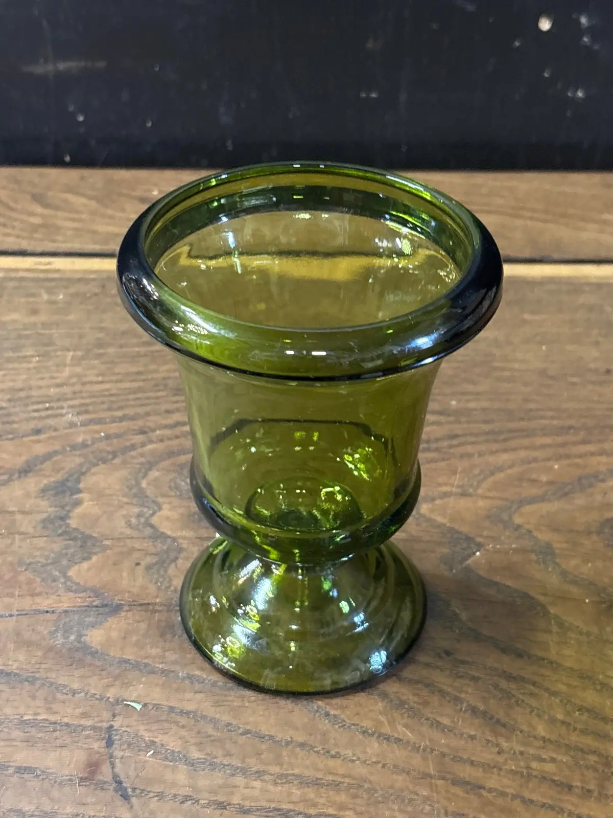 Vintage Green Vase 1