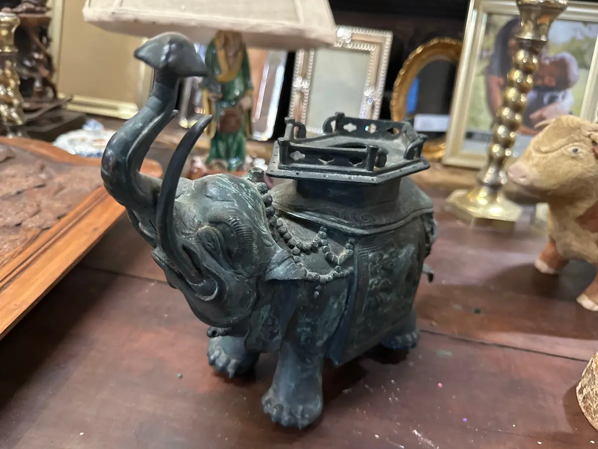 Bronze Indian Elephant Censor 1