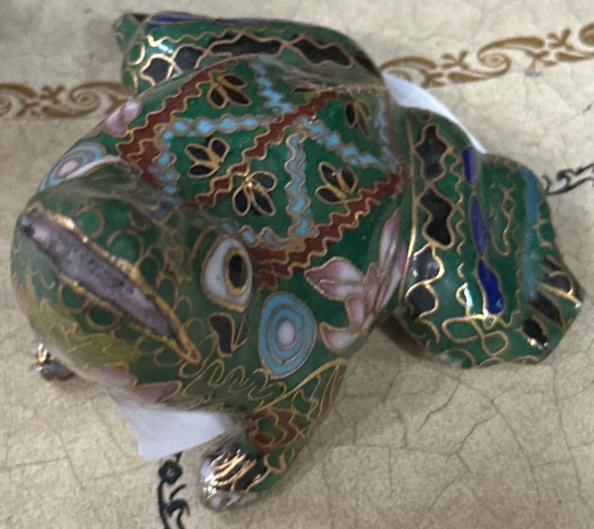 Small Cloissone Frog 1
