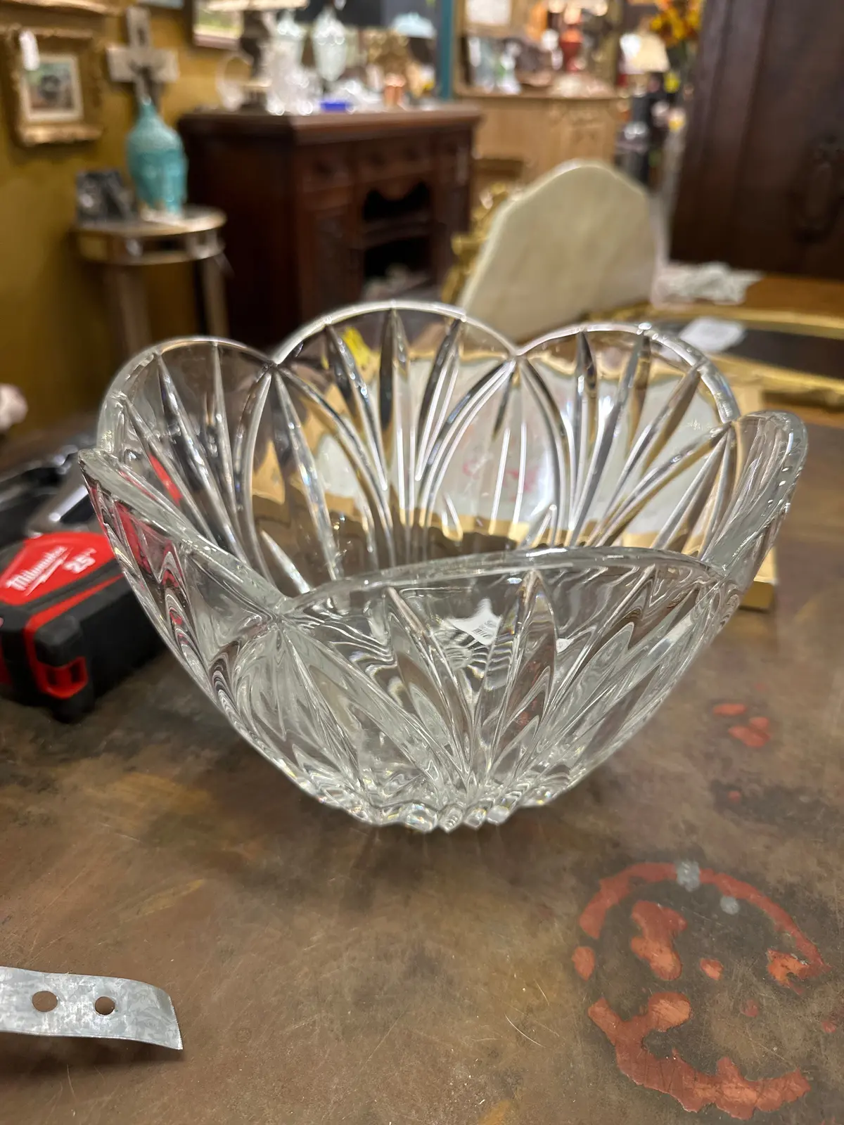 Large Crystal Bowl 1