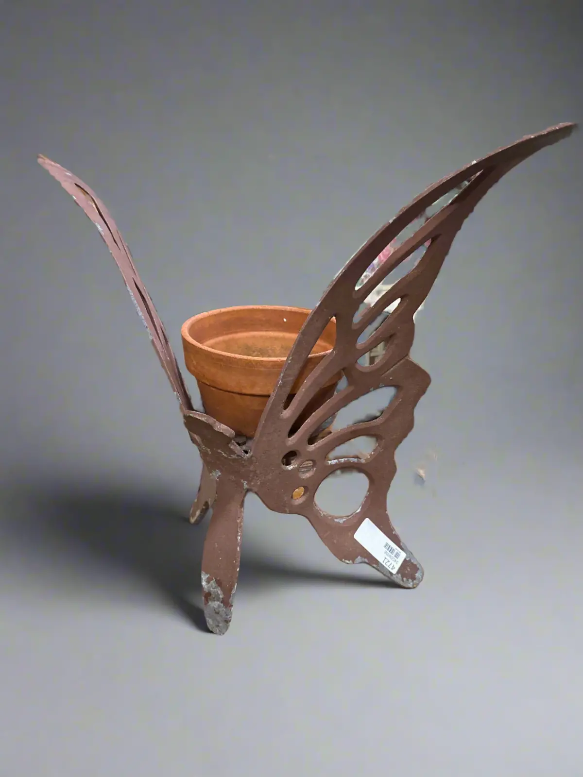 Metal Butterfly Flower Pot Holder 1