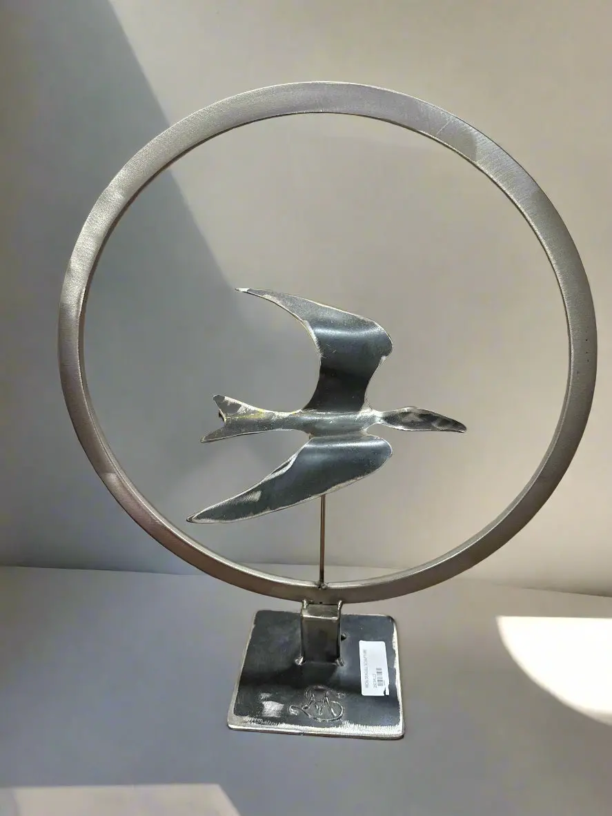 Iron Seagull Sculpture 1