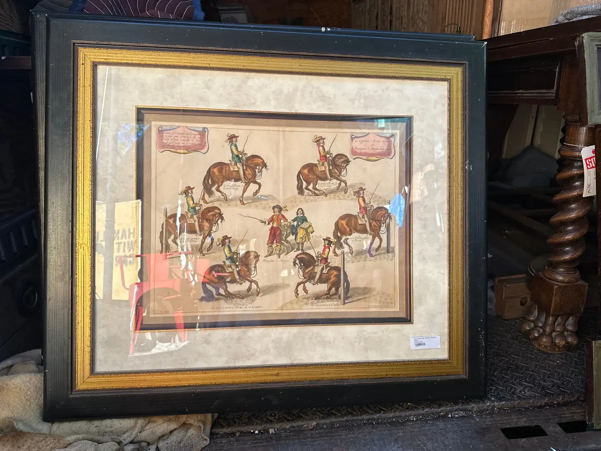 17Th Century Horse Cavalry Print 1